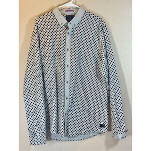 Scotch & Soda Relaxed Amsterdam Couture Long Sleeve Button Down Shirt Men's XL